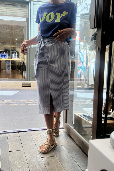 Madone - Jupe Noeud Rayures