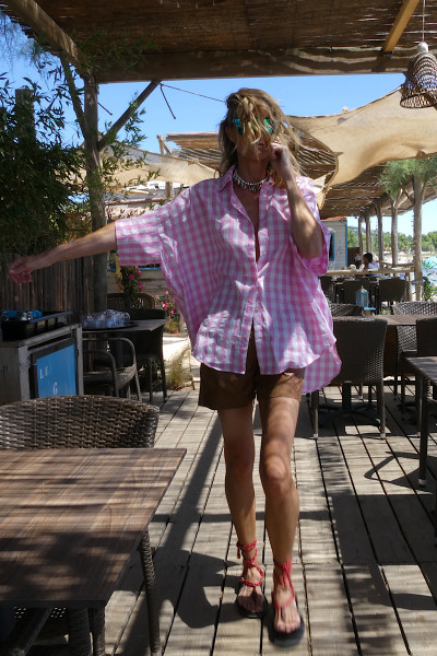  - Chemise Vichy Rose Sun