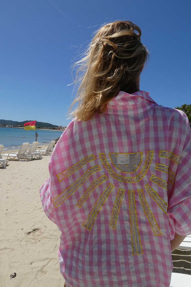  - Chemise Vichy Rose Sun