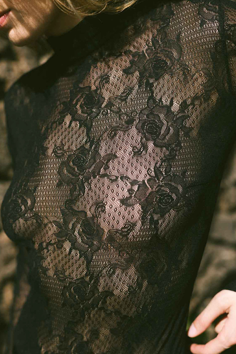 La Nouvelle - Body Jimmy Dentelle Black Flower