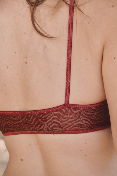 La Nouvelle - Brassière Georgia Mousses Amovibles Wild Rust