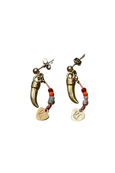 IZY - Boucles d'oreilles Izy Piment Gold