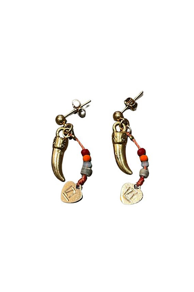 IZY - Boucles d'oreilles Izy Piment Gold