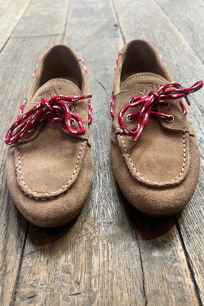 TORAL - Mocassin Kimana Suede Taupe