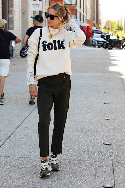 Newtone - Sweatshirt Roller Folk Natural (2)