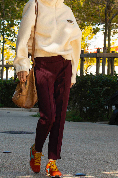 Souvenir - Pantalon Angelo Burgundy