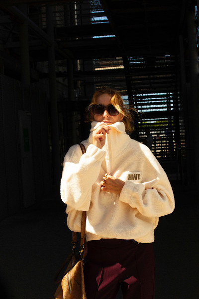 Newtone - Sweatshirt Greer Bleed Natural