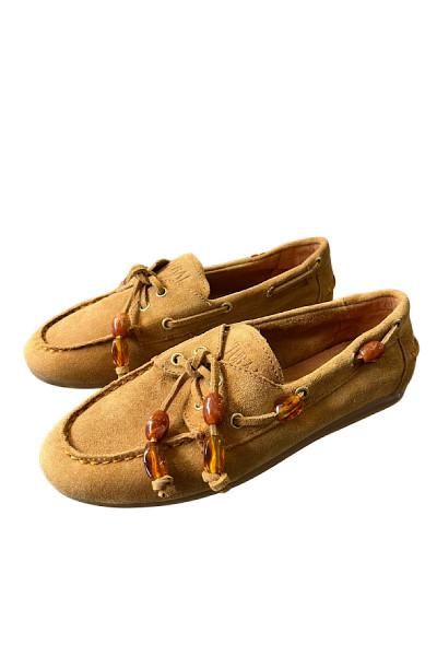 TORAL - Mocassin Ambar Suede Camel