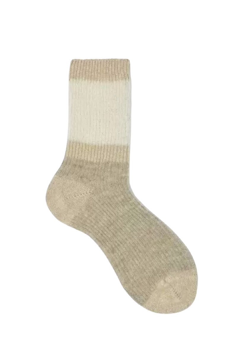 ALTO MILANO - Chaussettes Clara Beige