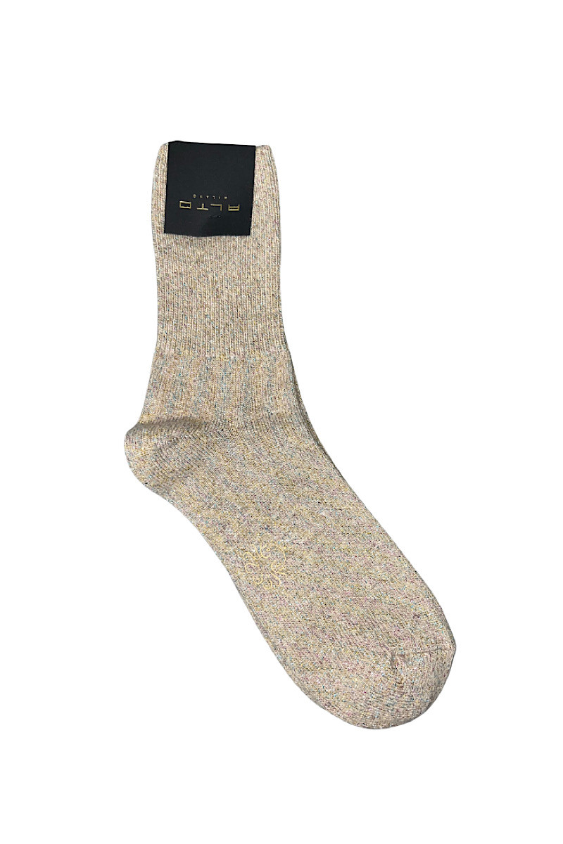 ALTO MILANO - Chaussettes Kaylie Beige