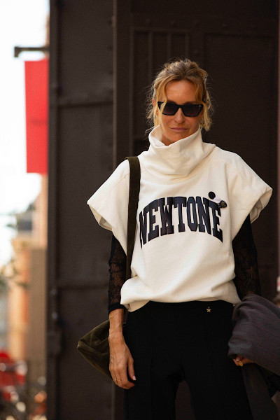 Newtone - Sweatshirt Sharper Tone Dirty White