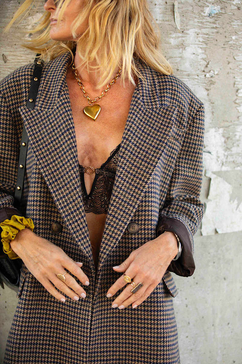 La Nouvelle - Triangle Haut Jane Caviar Lace