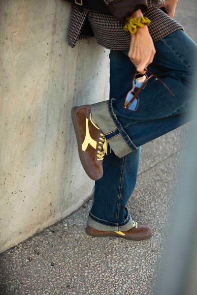 Diadora - Baskets Trainer Hairy Marron Terreau