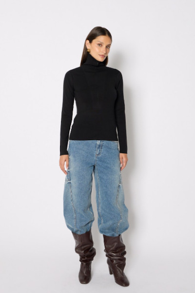 BERENICE - Pull Minklo Black