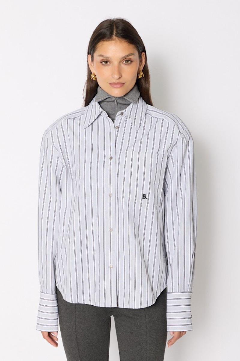 BERENICE - Chemise Oversize Epaulettes Cleas