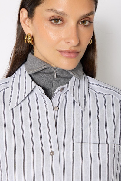 BERENICE - Chemise Oversize Epaulettes Cleas