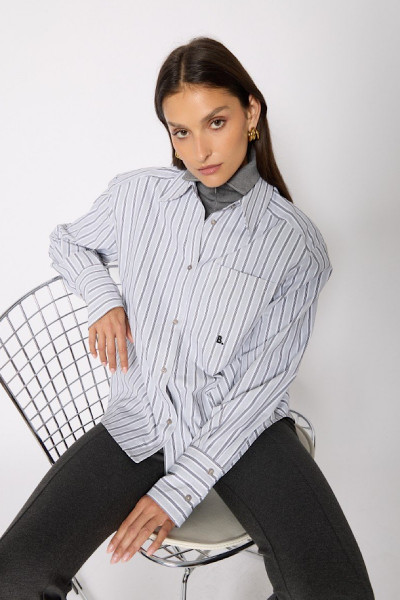 BERENICE - Chemise Oversize Epaulettes Cleas