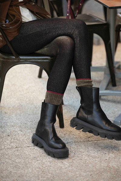 ALTO MILANO - Chaussettes Susan Kaki