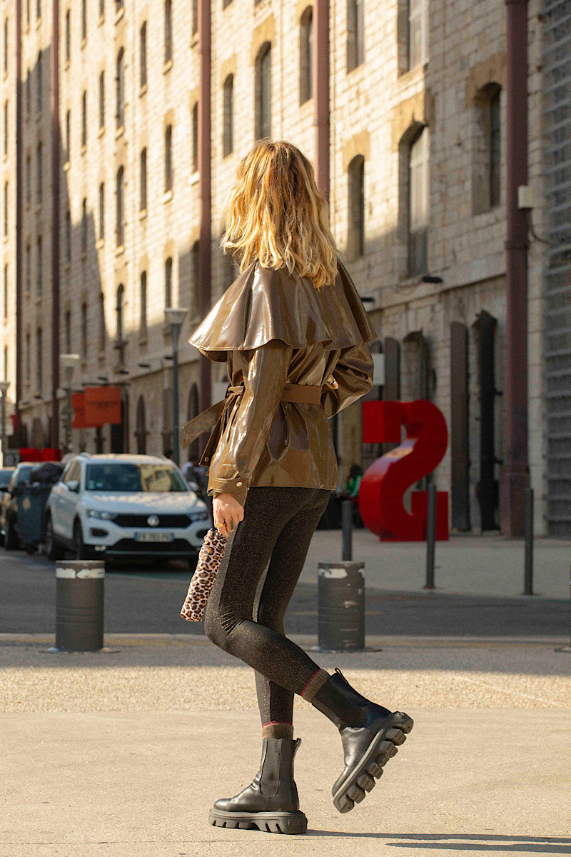 La Nouvelle - Legging Gary Noir Lurex