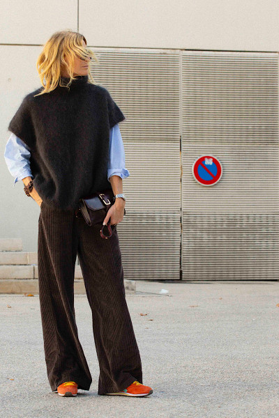 Souvenir - Pantalon Paris Velours Marron