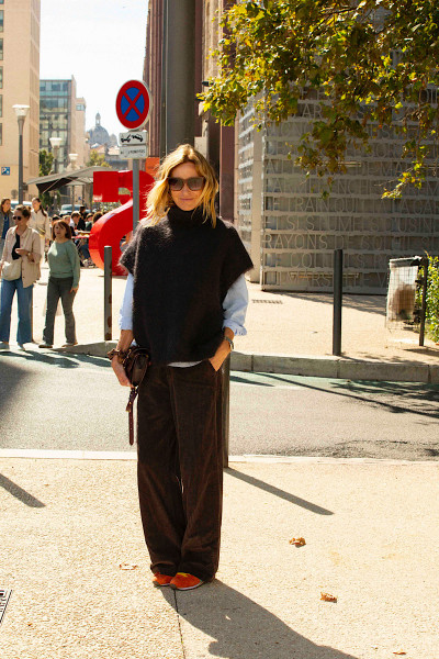 Souvenir - Pantalon Paris Velours Marron