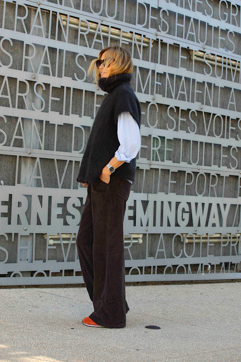 Souvenir - Pantalon Paris Velours Marron