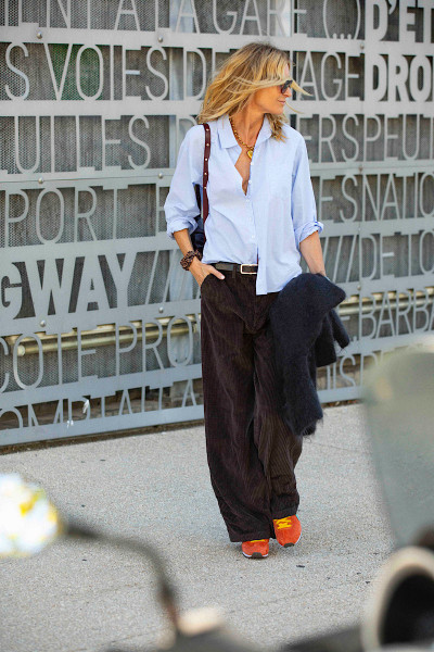 Souvenir - Pantalon Paris Velours Marron