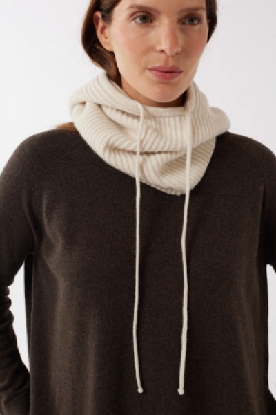 Maevy Mouvement Libre - Col Capuche Off White