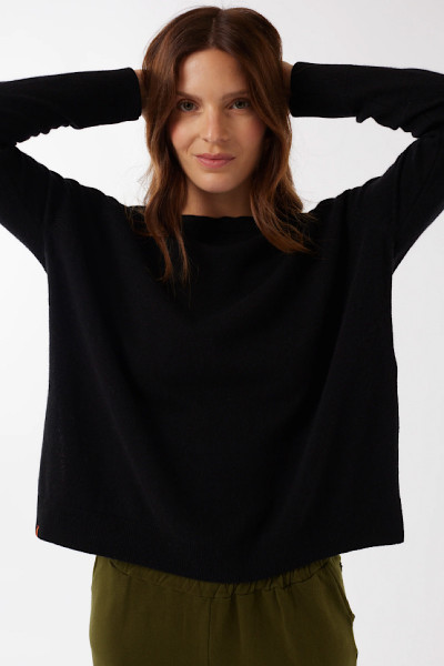 Maevy Mouvement Libre - Pull Lion Noir