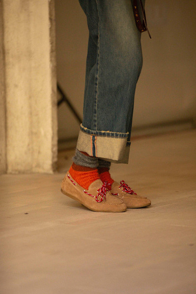 TORAL - Mocassin Kimana Suede Taupe