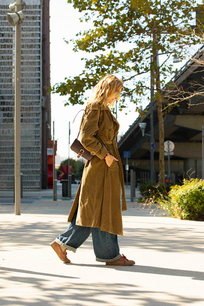 Souvenir - Manteau Trench Paris Velours