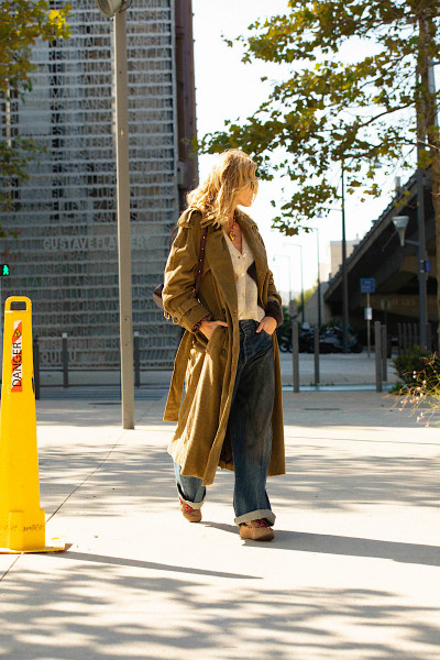 Souvenir - Manteau Trench Paris Velours