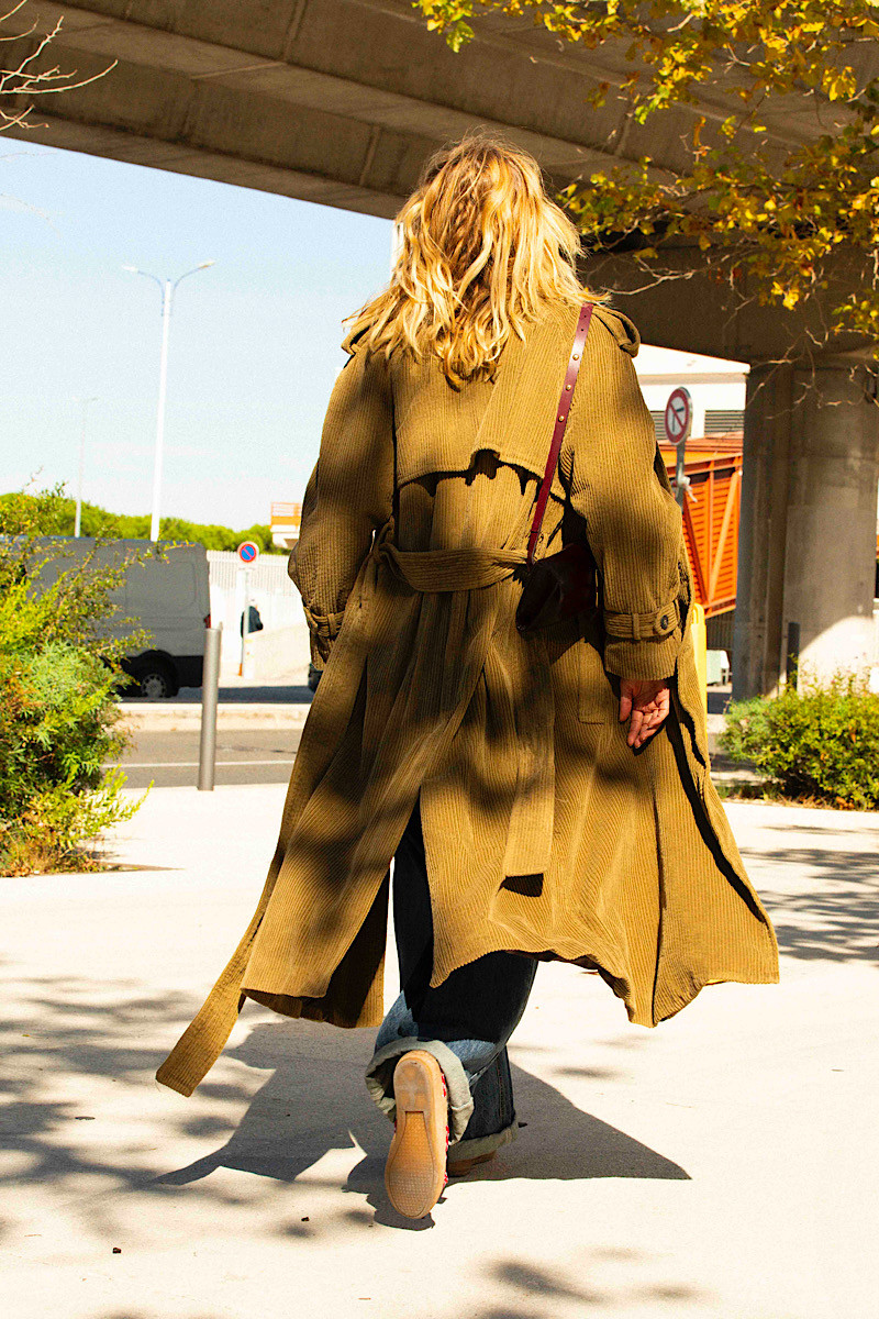 Souvenir - Manteau Trench Paris Velours