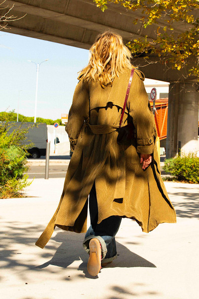 Souvenir - Manteau Trench Paris Velours