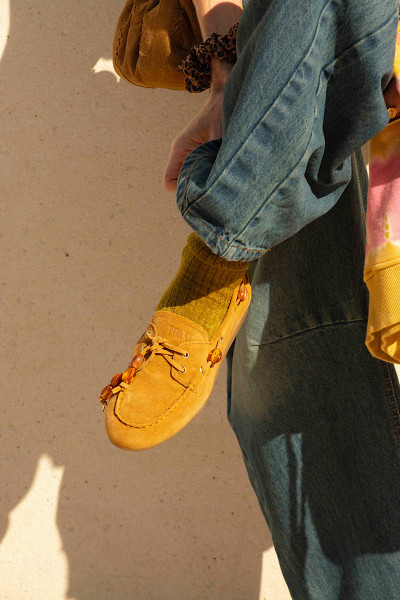 TORAL - Mocassin Ambar Suede Camel