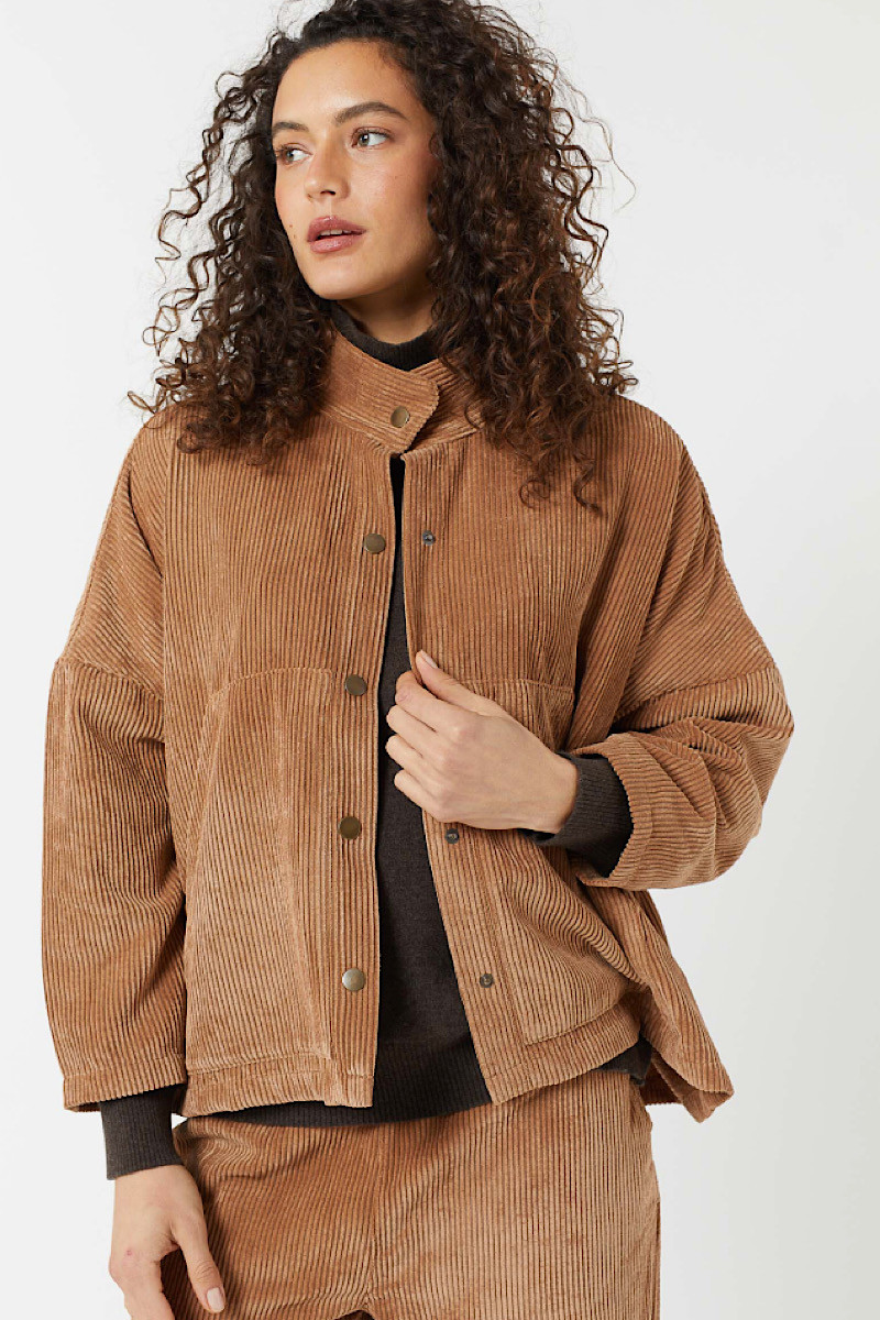 Maevy Mouvement Libre - Veste Velvet Velours Nuts