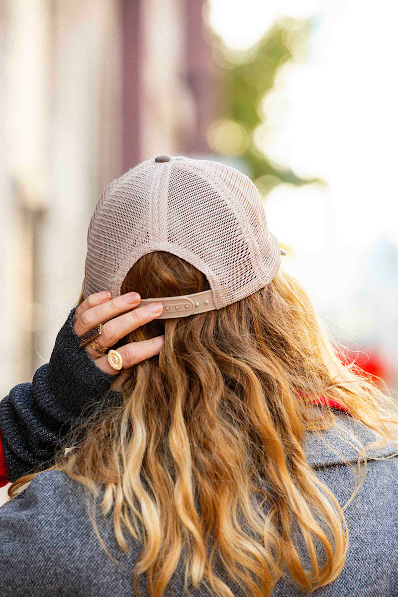 Madone - Casquette Vintage Brown
