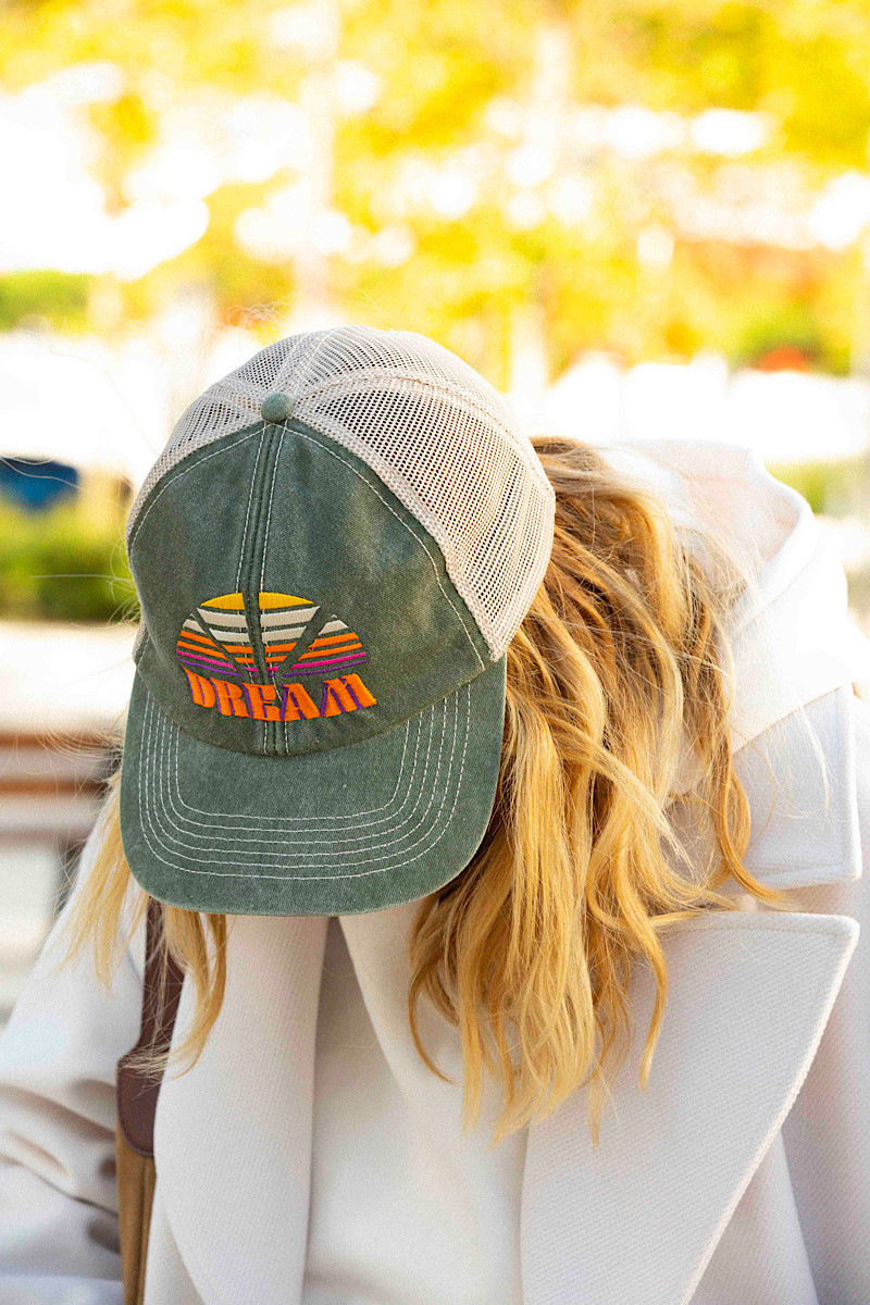 Madone - Casquette Vintage Kaki