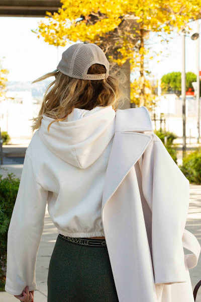 Diadora - Sweatshirt Hoodie White