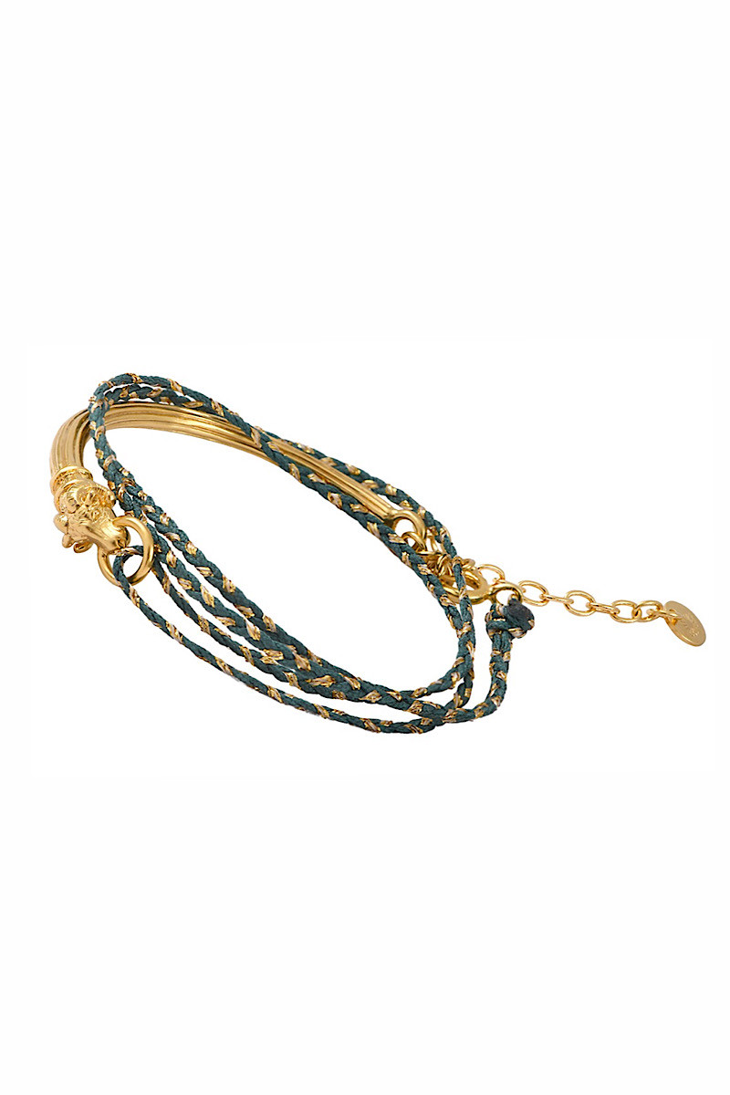 LOUISE HENDRICKS - Bracelet Belier Ardoise