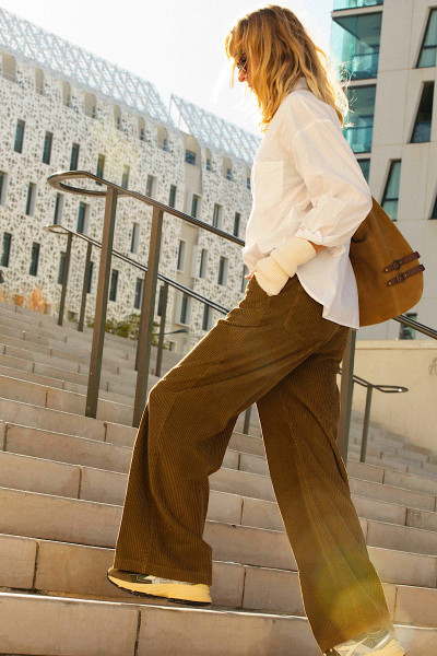 Souvenir - Pantalon Paris Velours Kaki