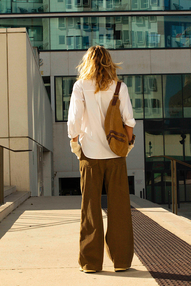 Souvenir - Pantalon Paris Velours Kaki