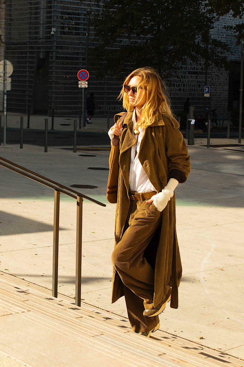 Maevy Mouvement Libre - Mitaines Feu Off White