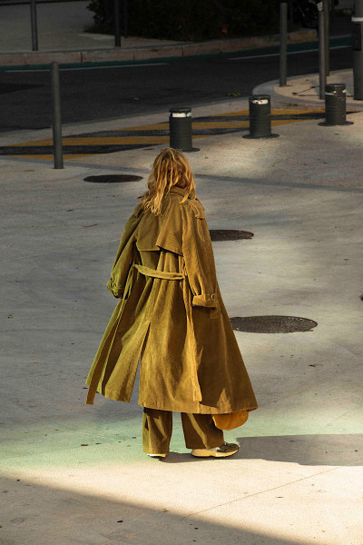 Souvenir - Manteau Trench Paris Velours