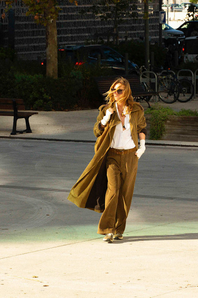 Souvenir - Manteau Trench Paris Velours