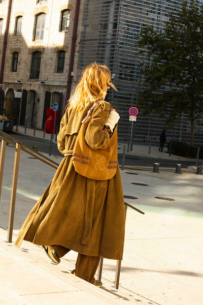 Souvenir - Manteau Trench Paris Velours