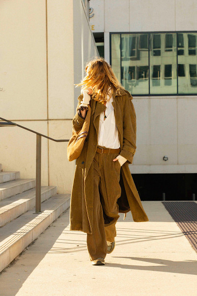 Souvenir - Manteau Trench Paris Velours