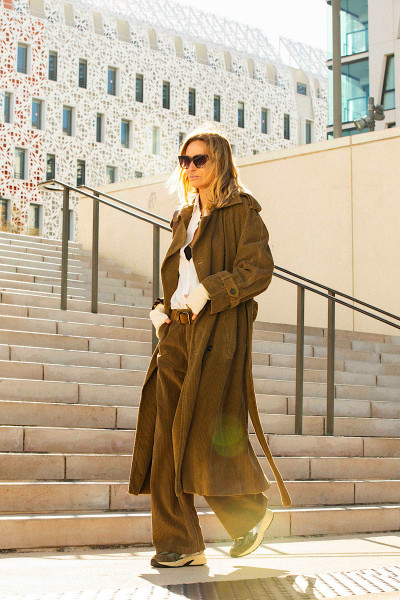 Souvenir - Manteau Trench Paris Velours