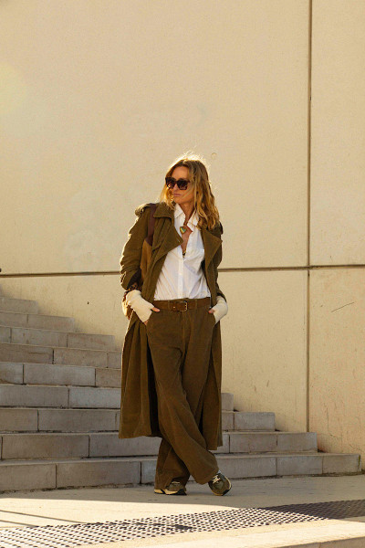 Souvenir - Manteau Trench Paris Velours