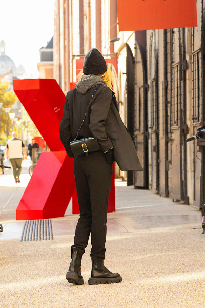 Souvenir - Pantalon Manhattan Cigarette Noir